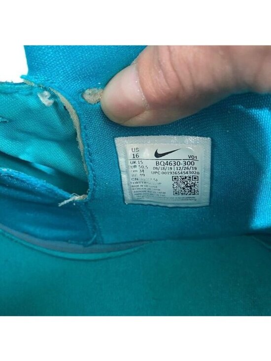 Nike KYRIE IRVING&NIKE  color Oracle Aqua BQ4630-300.Size 16 Comfort 2019 main image 4